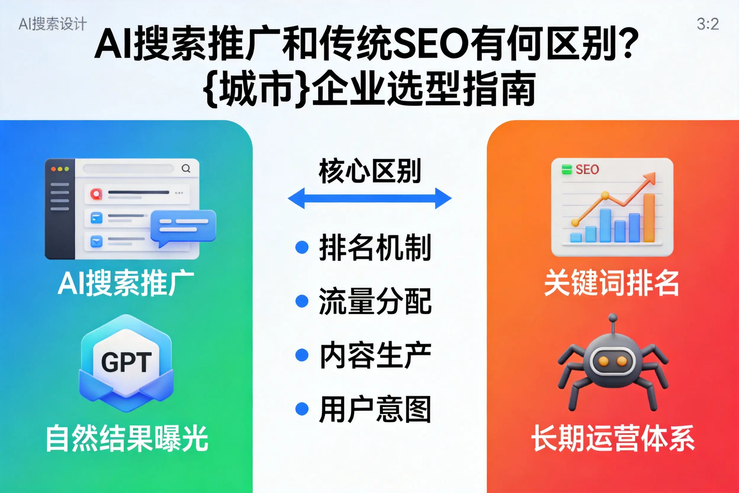 AI搜索推广和传统SEO有何区别？德阳企业选型指南