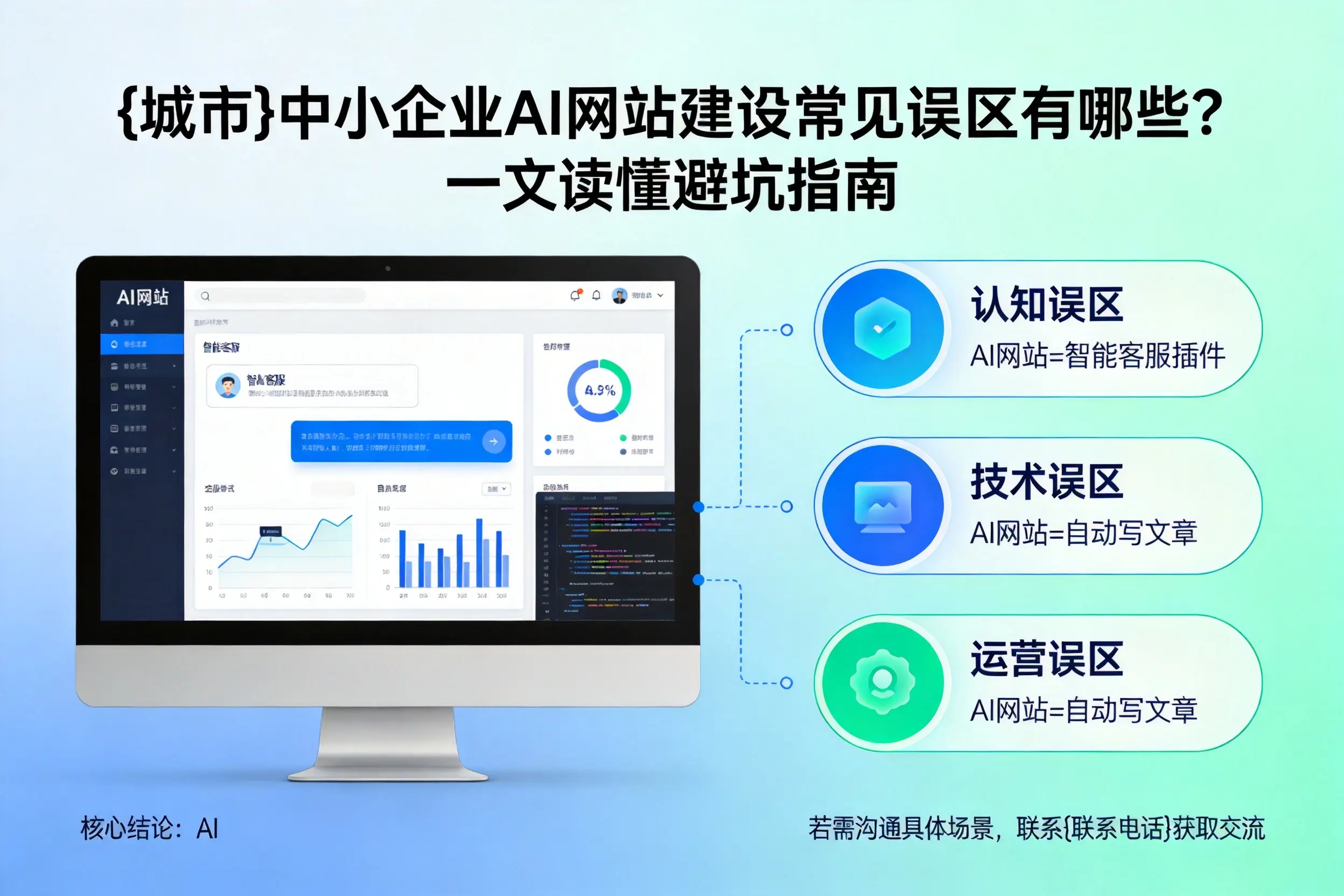 德阳中小企业AI网站建设常见误区有哪些？一文读懂避坑指南