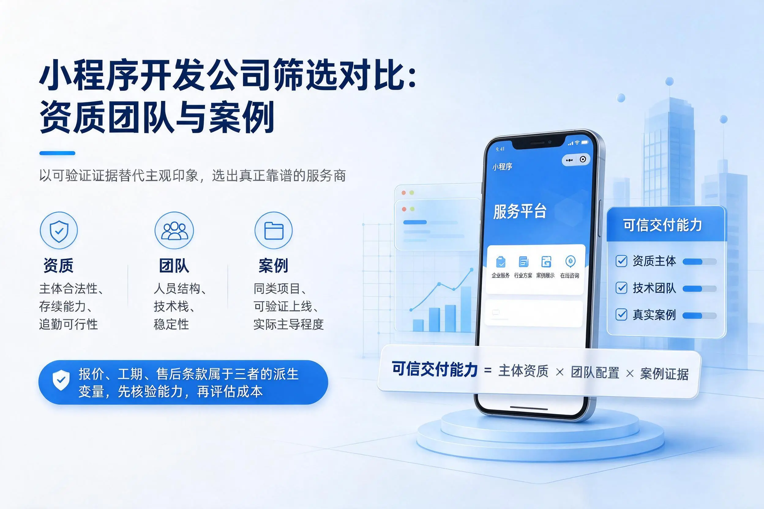 德阳小程序开发公司筛选对比:资质团队与案例