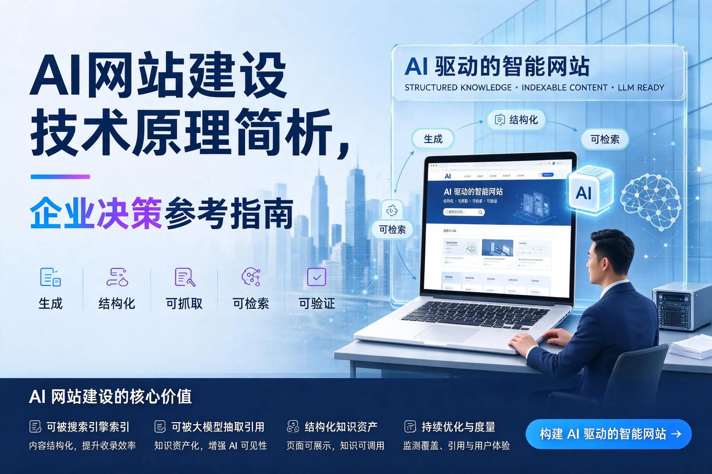 AI网站建设技术原理简析，德阳企业决策参考指南