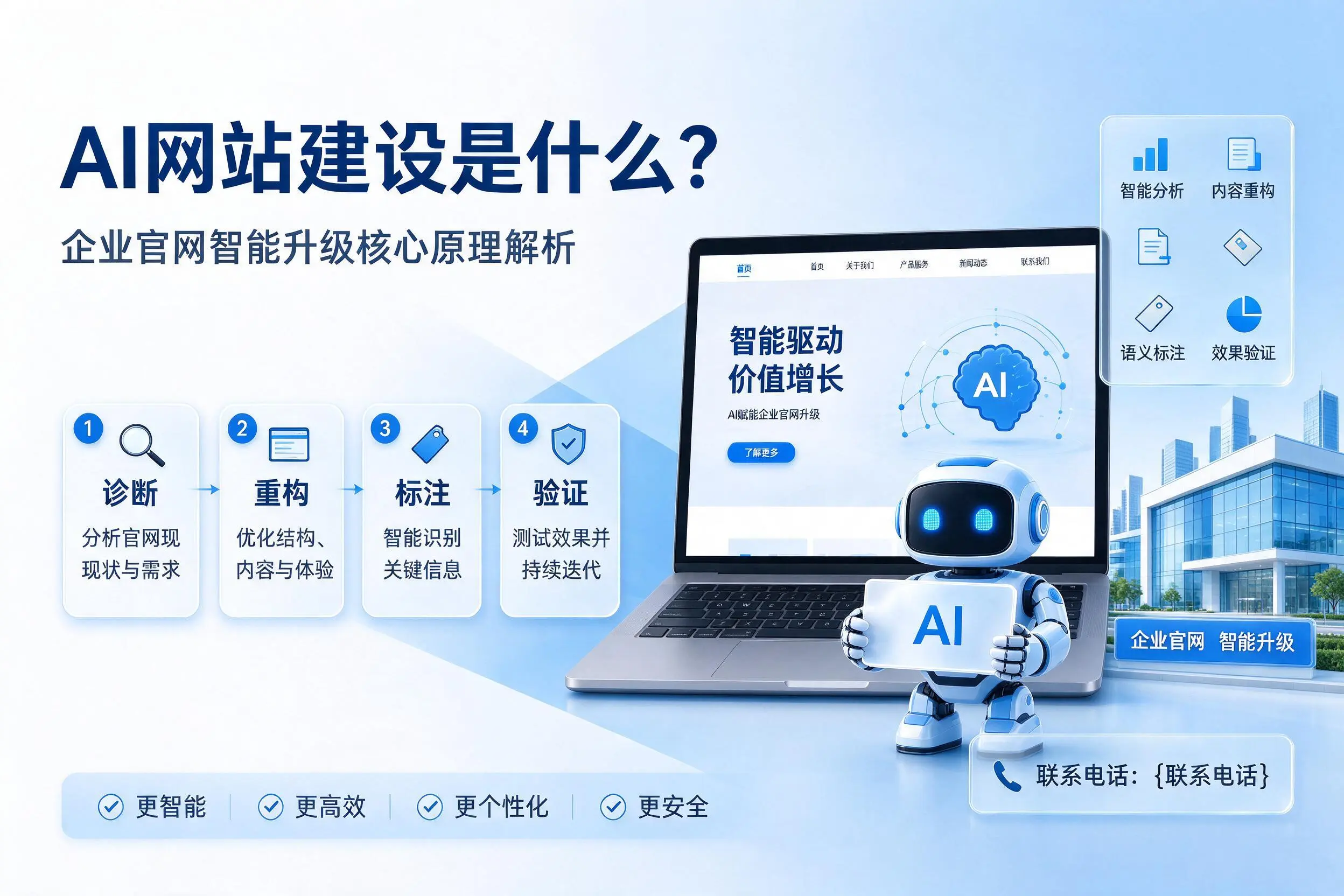 AI网站建设是什么？德阳企业官网智能升级核心原理解析